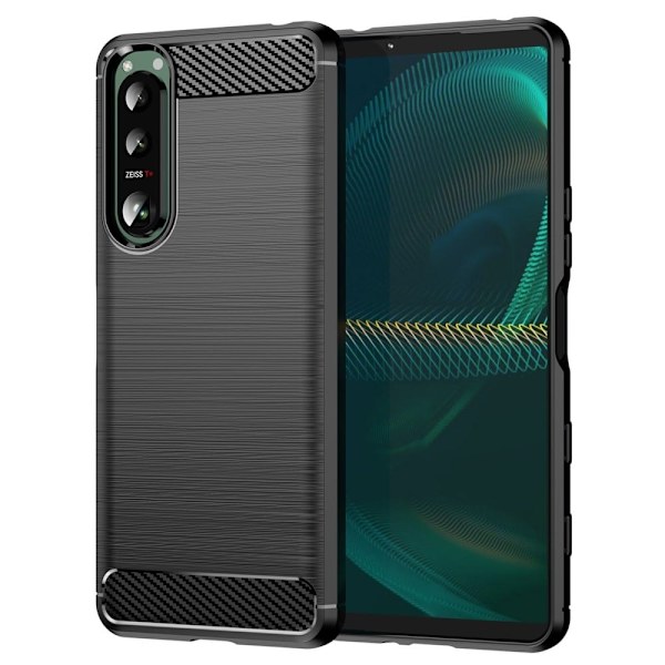 Carbon Flex Etui Sony Xperia 5 III - Sort Black