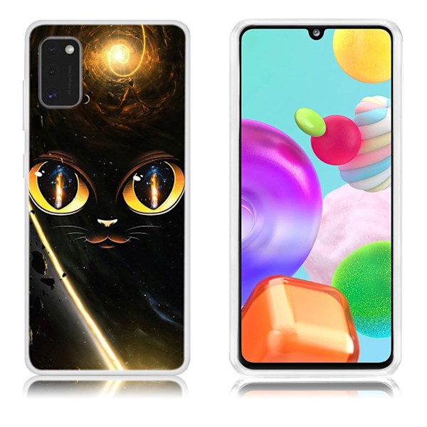 Deco Samsung Galaxy A41 kuoret - Silmät Multicolor