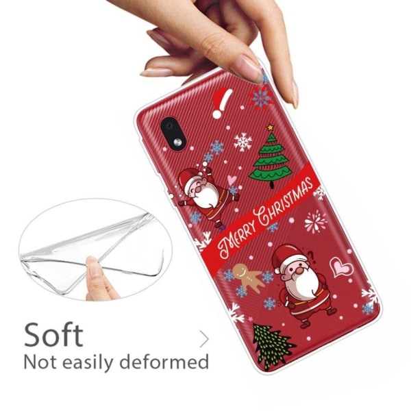 Samsung Galaxy A01 Core Case til jul - Glad Julemand Red