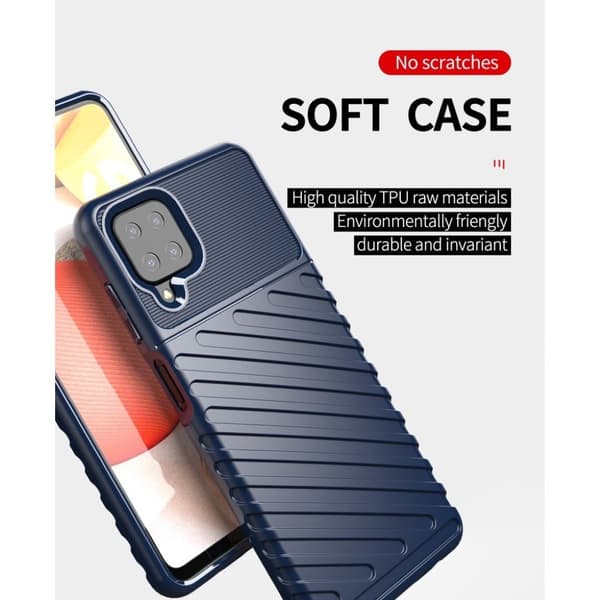 Thunder Samsung Galaxy A12 5G kotelot - Sininen Blue