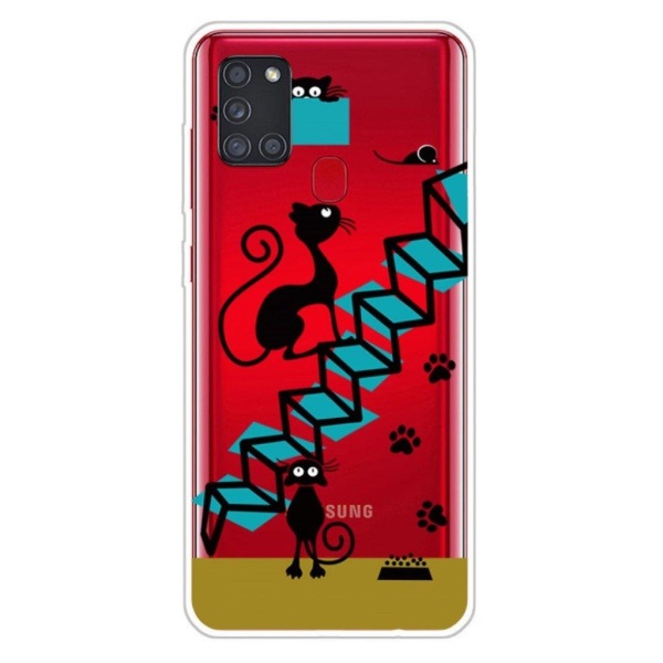 Deco Samsung Galaxy A21s cover - Sort Black