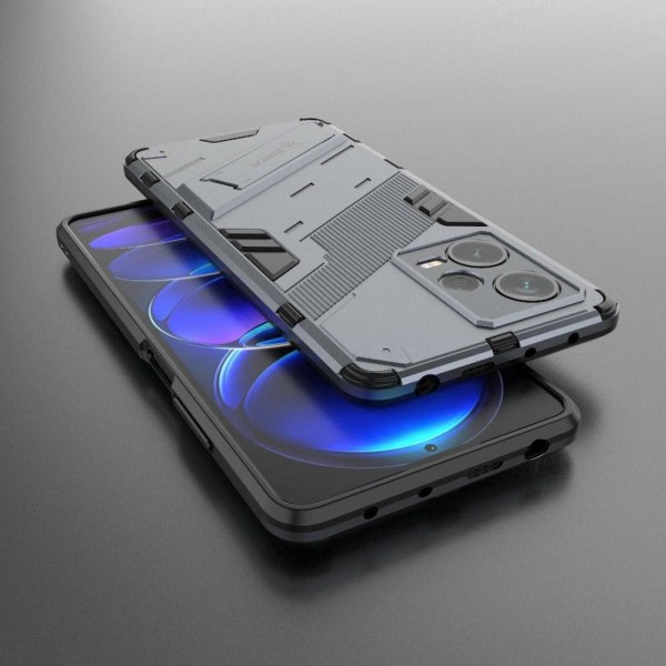 Stødsikker Hybrid Cover med A Moderne Touch til Xiaomi Redmi Note 12 Pro Plus - Mørkeblå Blue