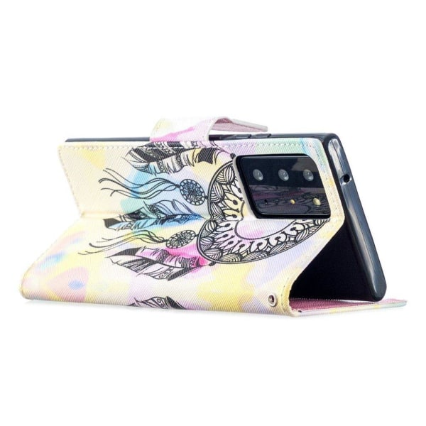 Wonderland Samsung Galaxy Note 20 Ultra flip case - Dream Catche Black