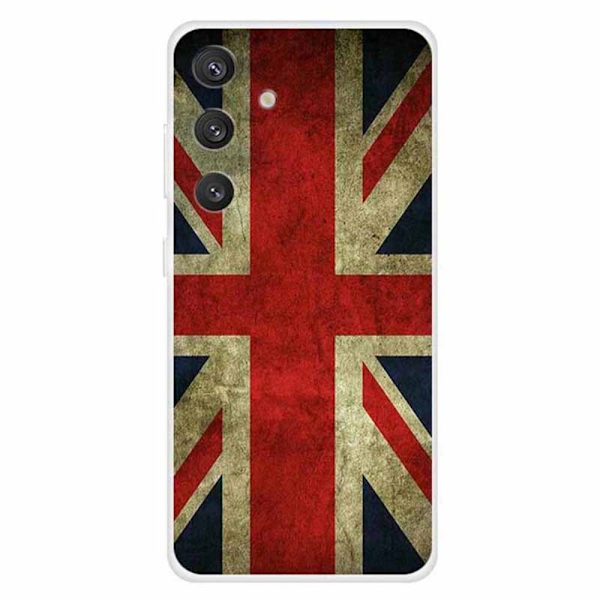 Imagine Samsung Galaxy S24 cover - Britisk Flag Red