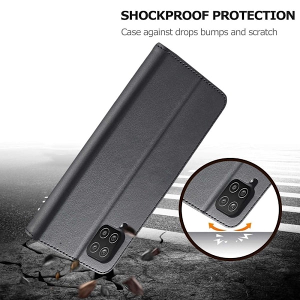 LC.IMEEKE Samsung Galaxy M33 5G flip case - Musta Black