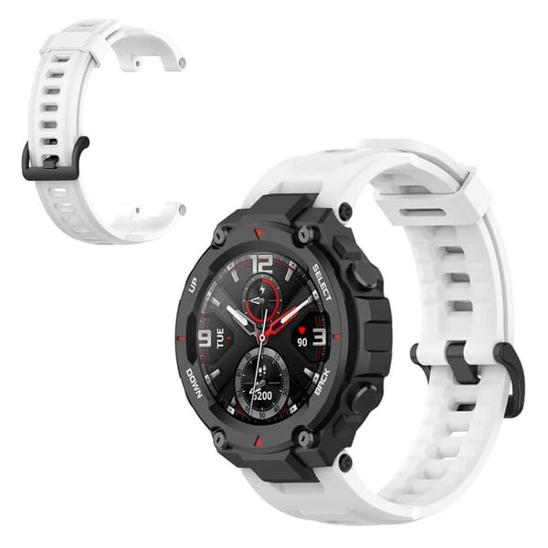 Amazfit T-Rex silikonikellonauha - Valkoinen White