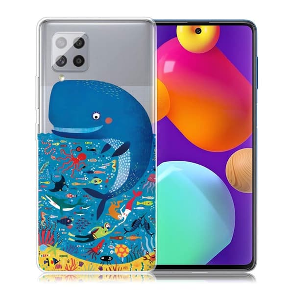 Deco Samsung Galaxy M62 / Samsung Galaxy F62 skal - Val Blå