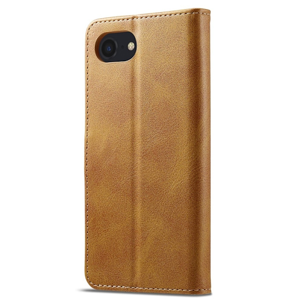 LC.Imeeke läder iPhone 16e fodral - Gul Gul