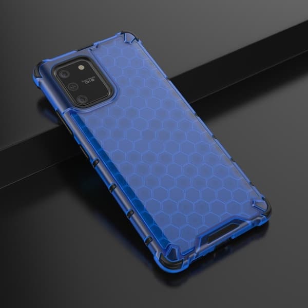 Bofink Honeycomb Samsung Galaxy S10 Lite deksel - Blå Blue