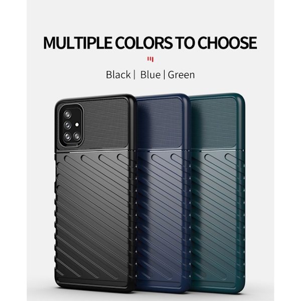 Thunder Samsung Galaxy M51 Etui - Grøn Green
