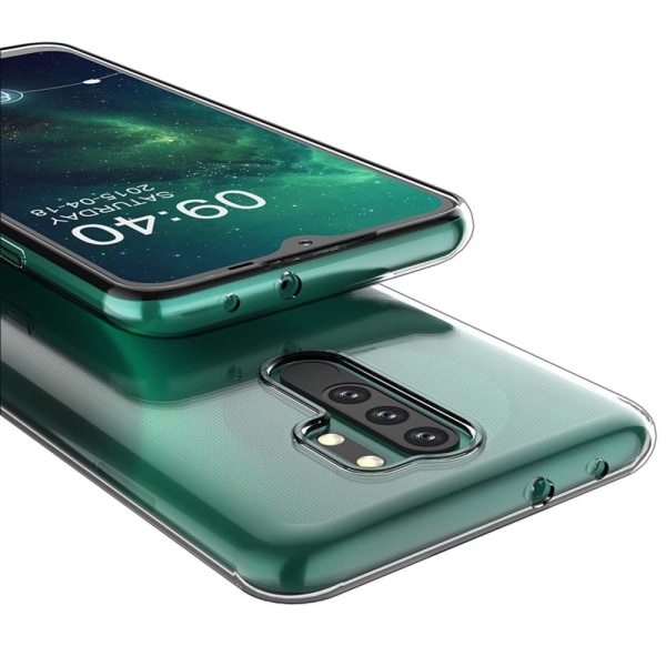Erittäin ohut läpinäkyvä kotelo Xiaomi Redmi 9:lle Transparent