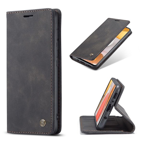 CaseMe Samsung Galaxy S21 Plus Vintage-fodral - Svart Svart