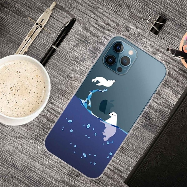 Deco iPhone 14 Pro Max kotelot - Jääkarhut Blue