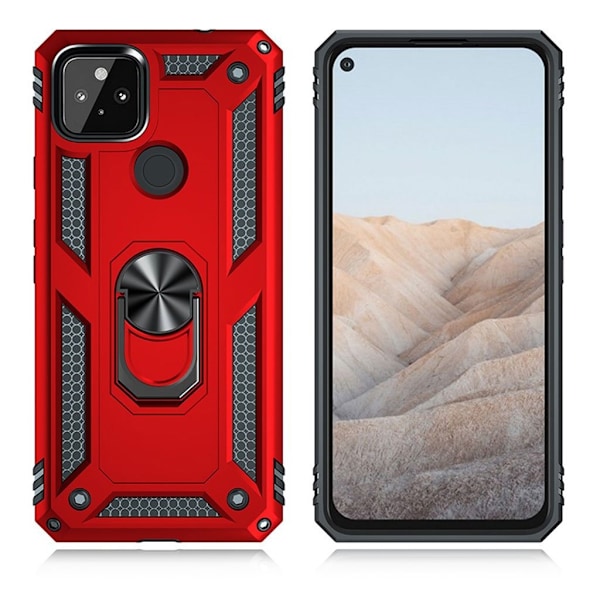 Bofink Combat Google Pixel 5a Suojakotelo - Punainen Red