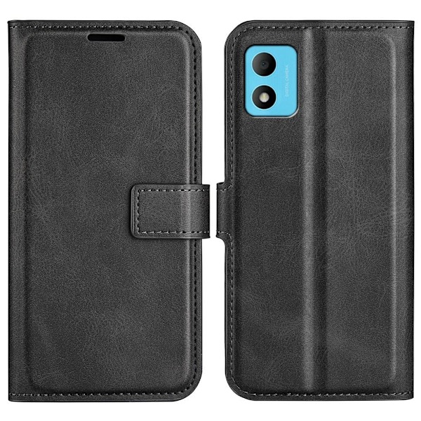 Lompakko Nahkakotelo For Tcl 305i - Musta Black
