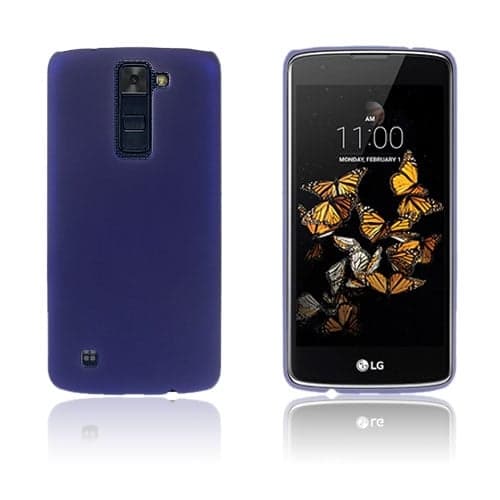 Sund Gummifisert hardt bakdeksel for LG K8 - Mørk blå Blue