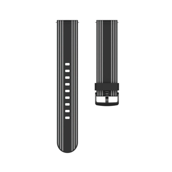 20mm Twill color watch band for Amazfit and Huawei watch - Black Svart