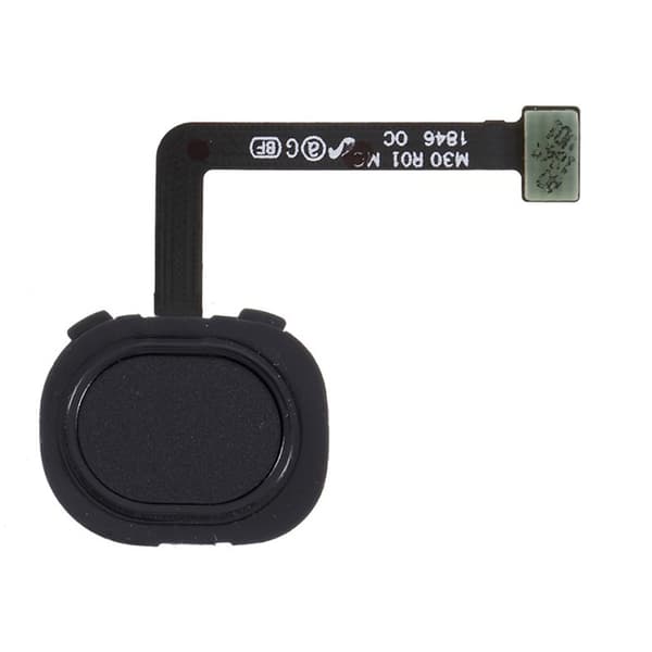 Samsung Galaxy M30 OEM OEM fingeravtrykksknapp med fleksibel kabel Black