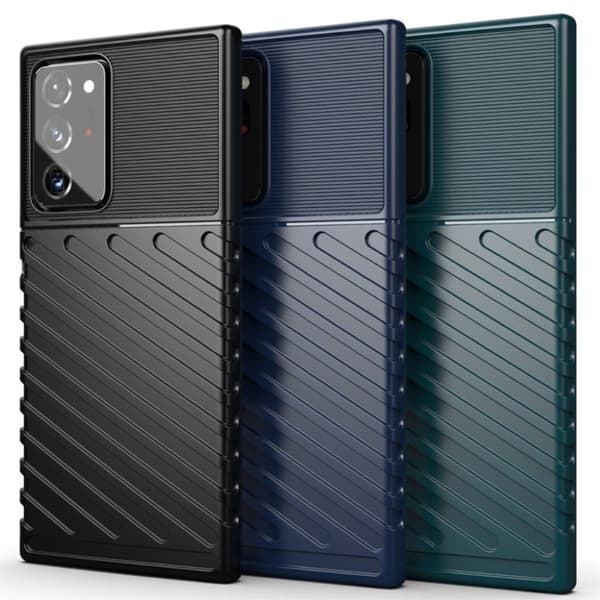 Thunder Samsung Galaxy Note 20 Ultra Etui - Svart Black