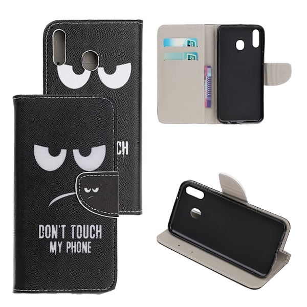 Wonderland Samsung Galaxy A20e etui - Don't Touch My Phone Black