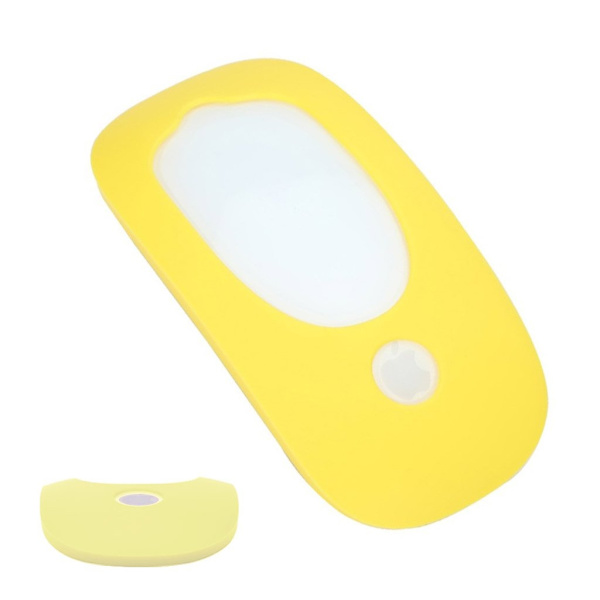 Apple Magic Mouse 2 / Mouse 1 silikonisuojus - Keltainen Yellow