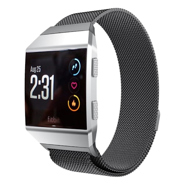 Fitbit Ionic mallin älykellolle ranneke - Musta Black