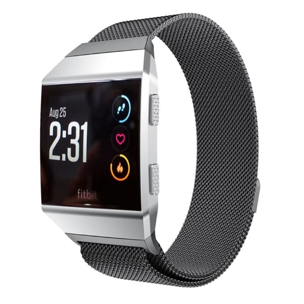 Fitbit Ionic Stilrent klockband - Svart Svart