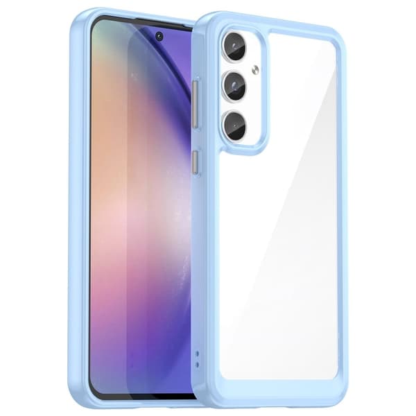 Samsung Galaxy A55 smart telefonskal i akryl - Blå Blå
