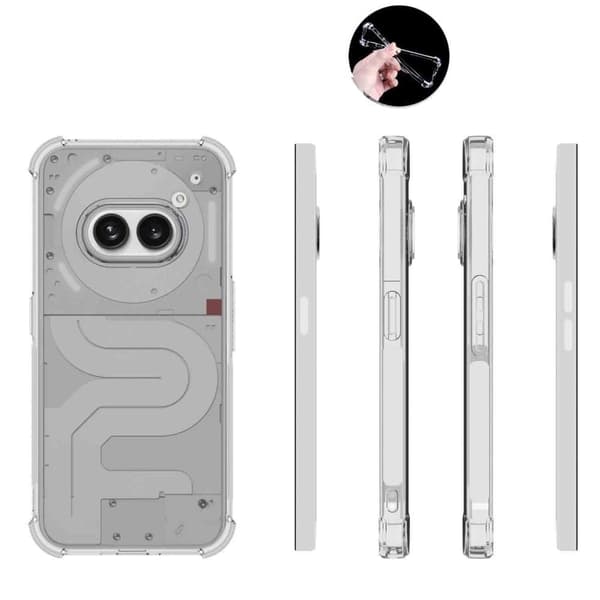Lux-Case Airbag-deksel for Nothing Phone (2a) Transparent