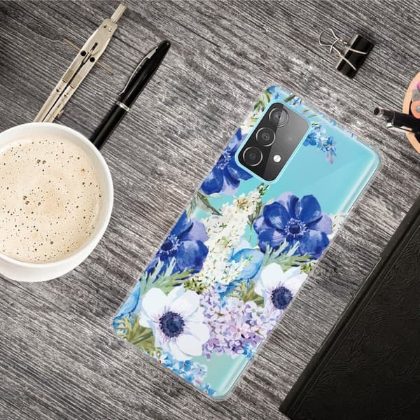 Deco Samsung Galaxy A82 5G skal - Akvarellblomma multifärg