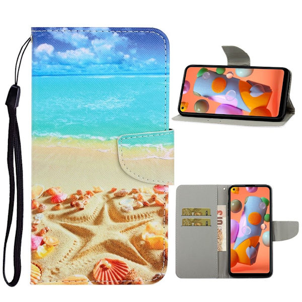 Wonderland Huawei P40 Lite E veske - Strand Multicolor