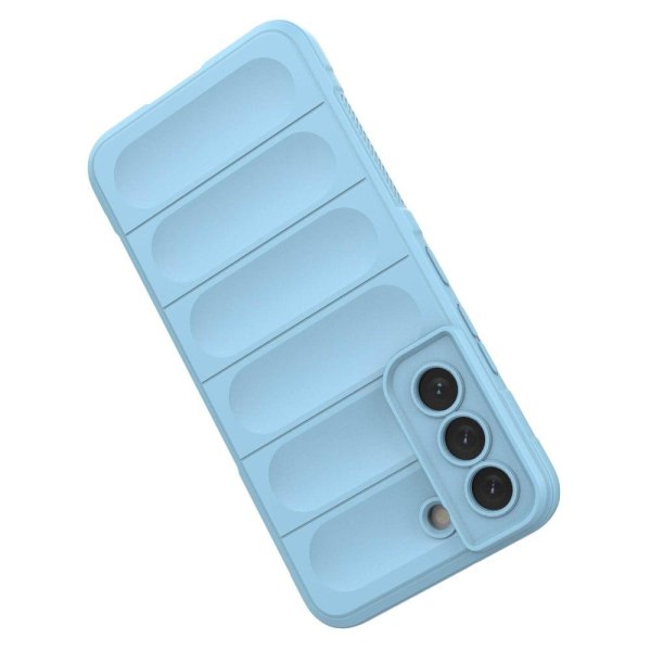 Blødt grebsformet cover til Samsung Galaxy S22 - Blå Blue