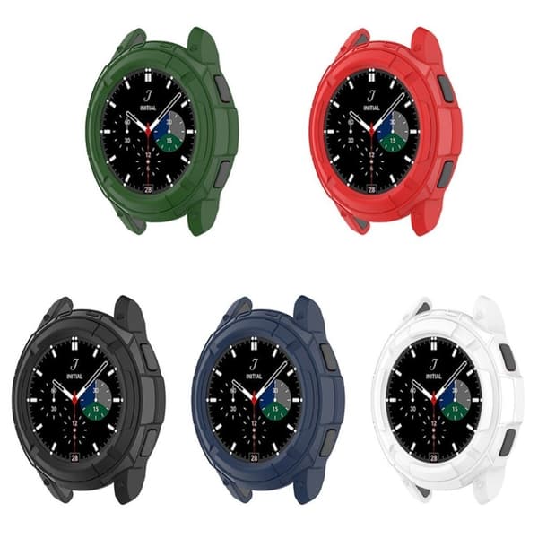 Samsung Galaxy Watch 4 Classic (42mm) ramme + drejelig ring - Sort Black
