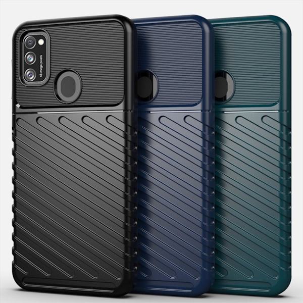 Thunder Samsung Galaxy M21 Suojakotelo - Musta Black