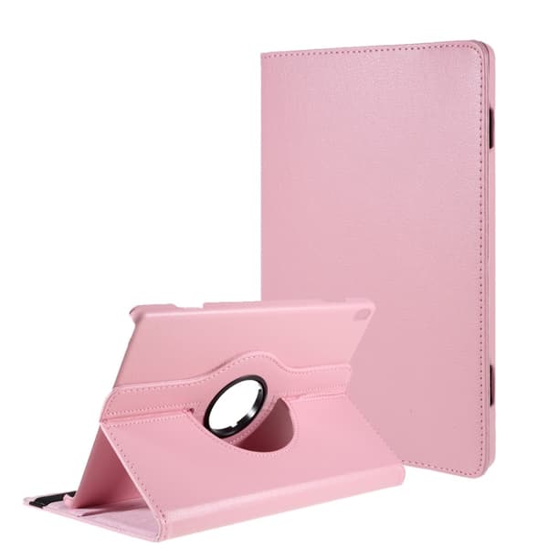Lenovo Tab M10 enkelt läderfodral - Rosa Rosa