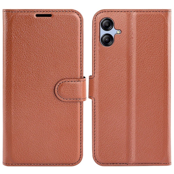 Classic Samsung Galaxy A04e Flip Fodral - Brun Brun