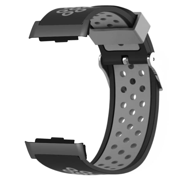 Huawei Watch D Justerbart klockarmband i silikon och metall Andningsbart armband - Grå Silvergrå