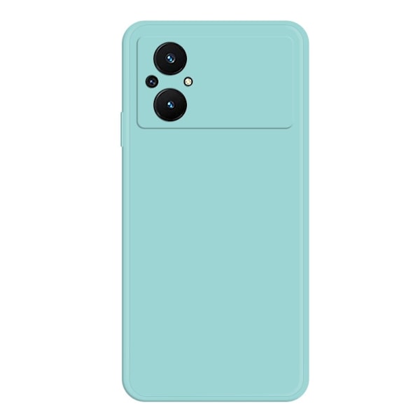 Avfasat gummerat skydd mot dropp för Xiaomi Poco M5 - Cyan Grön