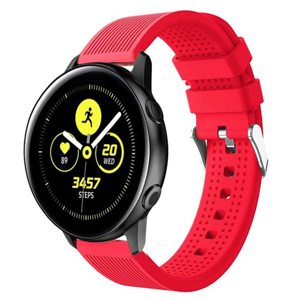 Samsung Galaxy Watch Active silikone urrem - Rød Red