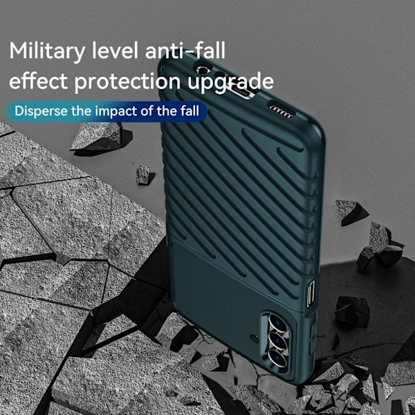 Thunder Samsung Galaxy A13 5G Etui - Grøn Green