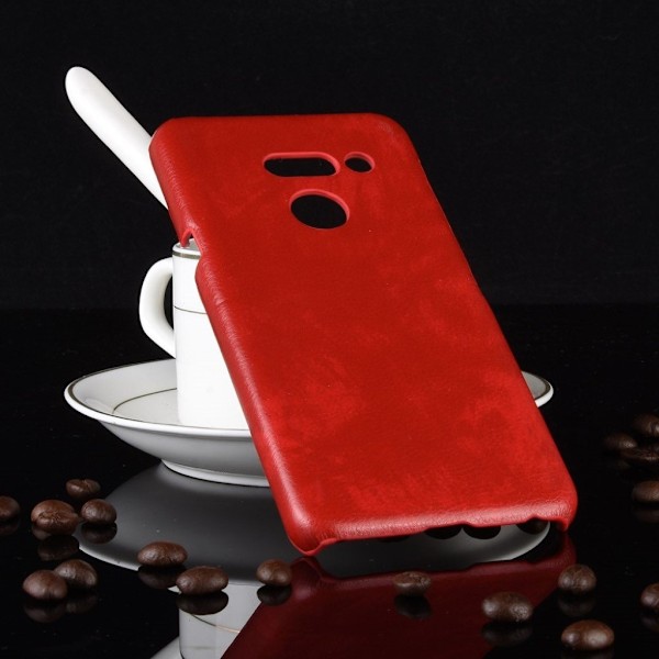 LG G8 ThinQ litsi pintainen suojakotelo  - Punainen Red