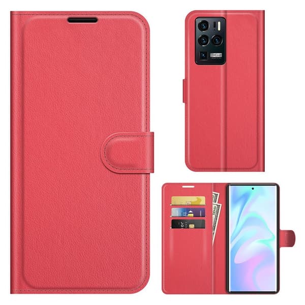 Classic ZTE Axon 30 Ultra 5G Flippetui - Rød Red