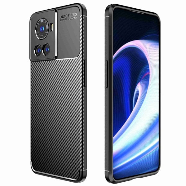 Carbon Shield OnePlus Ace deksel - Svart Black