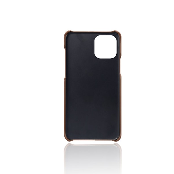 Croco iPhone 12 Pro / iPhone 12 kotelot - Ruskea Brown