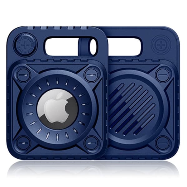 AirTags TPU-cover i punk-stil - Blå Blue
