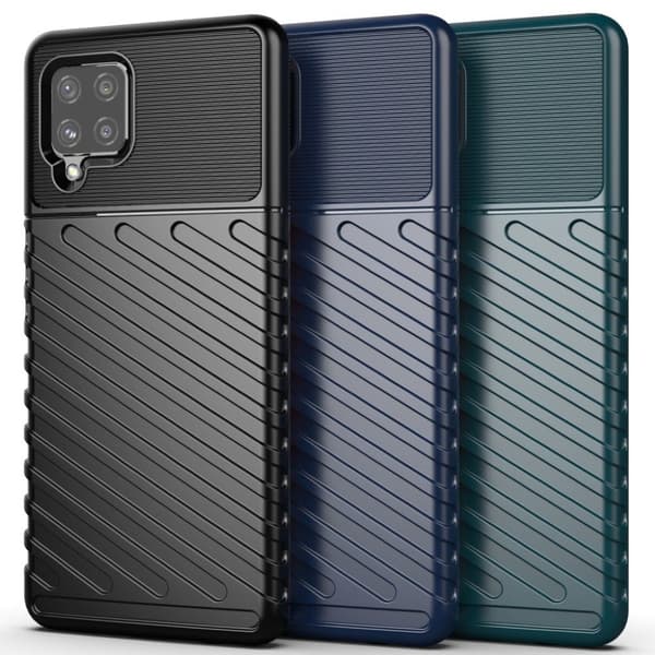 Thunder Samsung Galaxy A42 5G skal - Svart Svart