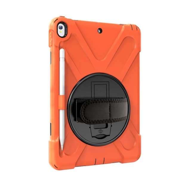 iPad Air (2019) X-Shape roterbart fodral - Orange Orange