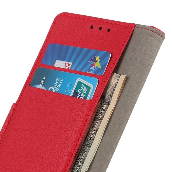 Classic ZTE Blade V10 Vita flip case - Rød Red