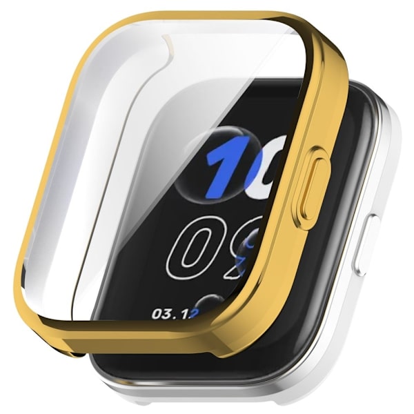 Amazfit Bip 5 Unity Flexible Case Scratch Resistant Smartwatch Protector Watch Case Cover - Gold Gold