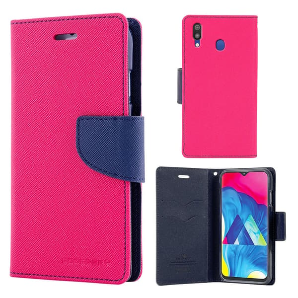 MERCURY Fancy Diary - Samsung Galaxy M20 - Hot Pink Pink